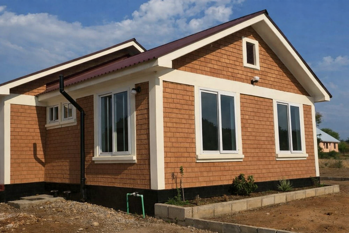 Eco-friendly construction site showing sustainable building practices by Shaphar Builders & Resources Limited